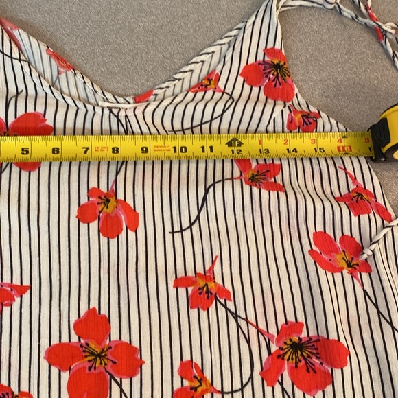 Billabong - striped floral dress. Size M - Picture 4 of 6